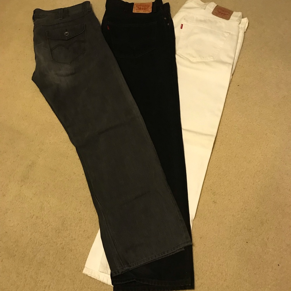 Men’s Levi Denim Jeans Lot